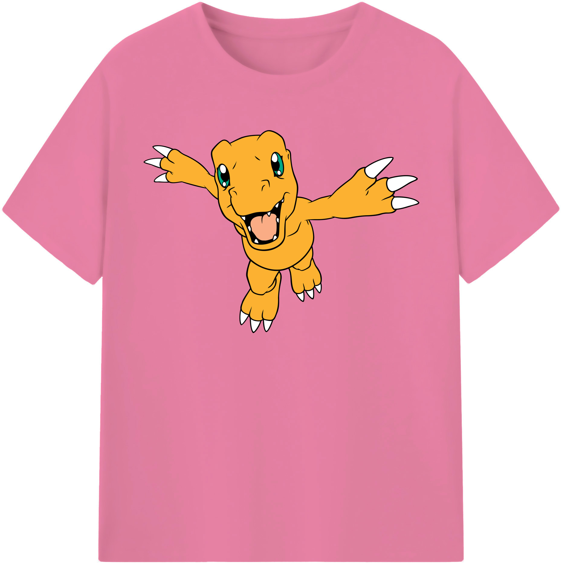 （画像用） Digimon デジタルモンスター/デジモン 綿100％半袖Tシャツ（フロントプリント）
